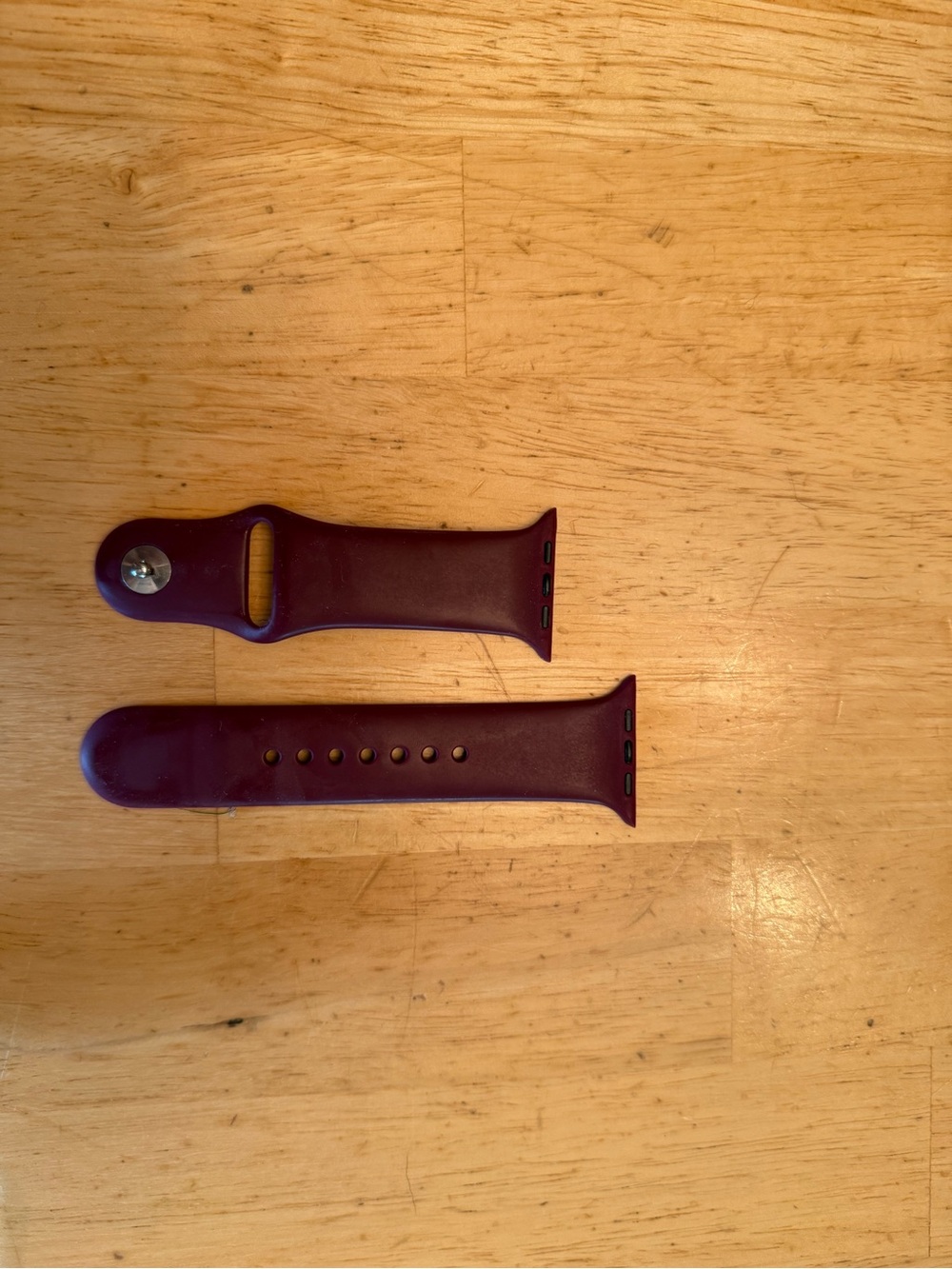 Maroon Silicone AppleWatch Band